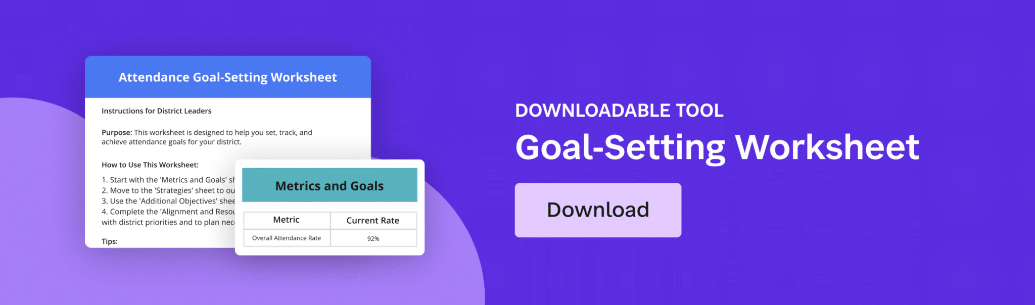 Goal setting worksheet